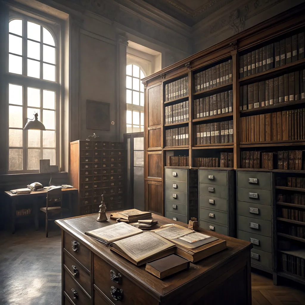 Vintage gaming archive room